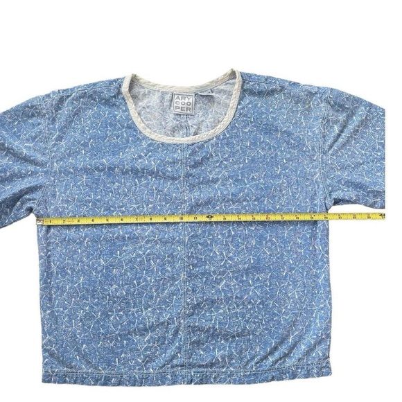 Vintage Ary Cooper Boxy Lightweight Denim Style Top Blouse Shirt - Picture 6 of 7